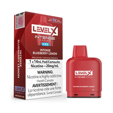 Intense Blueberry Lemon Ice - Level X Intense Pods