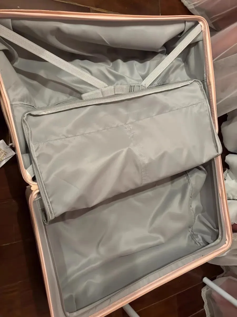 KAVIGOR Travel cases, travel rolling luggage with hard surface