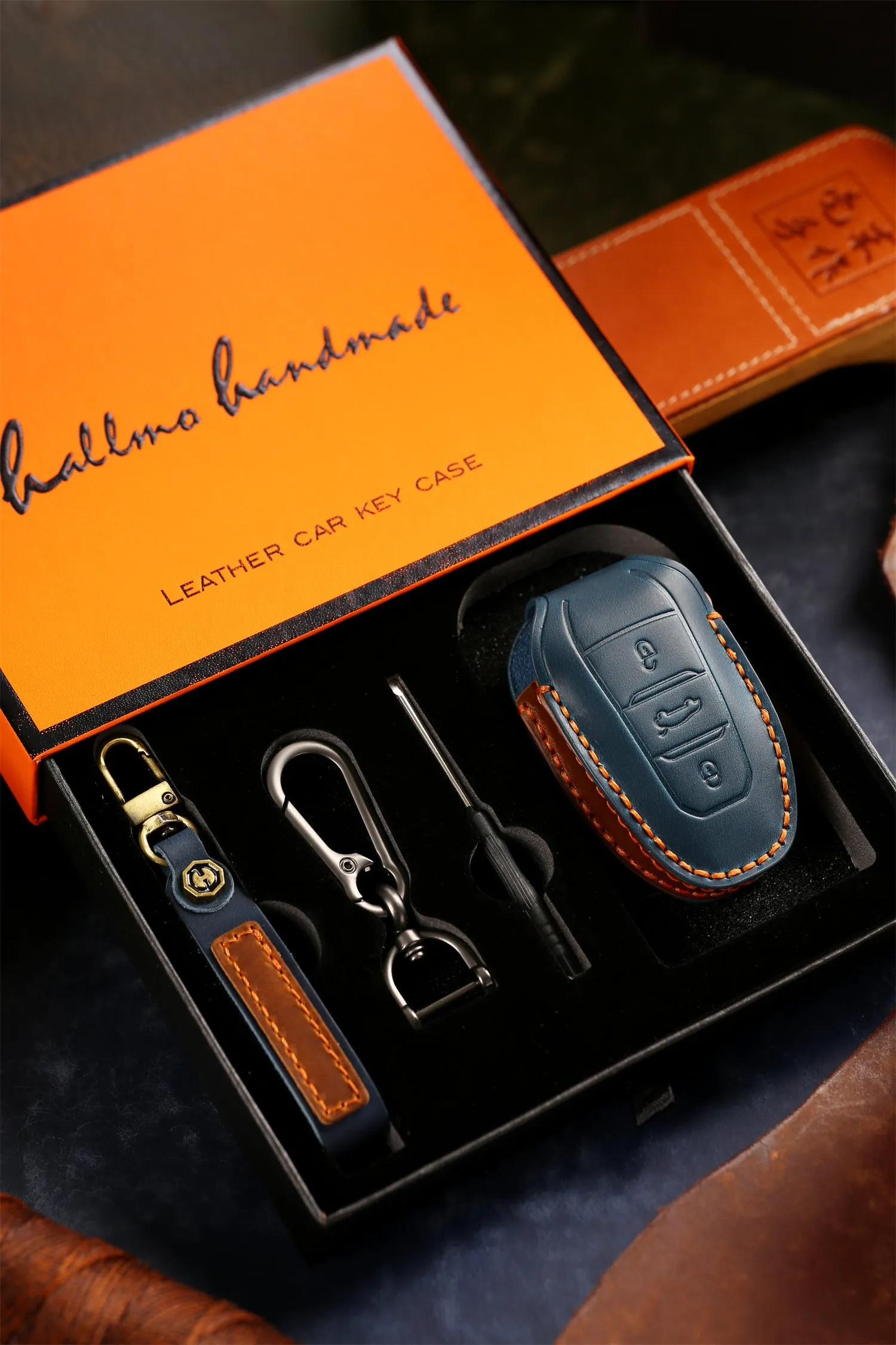 Keycases,High end personalized handmade genuine cowhide car keycase buckle