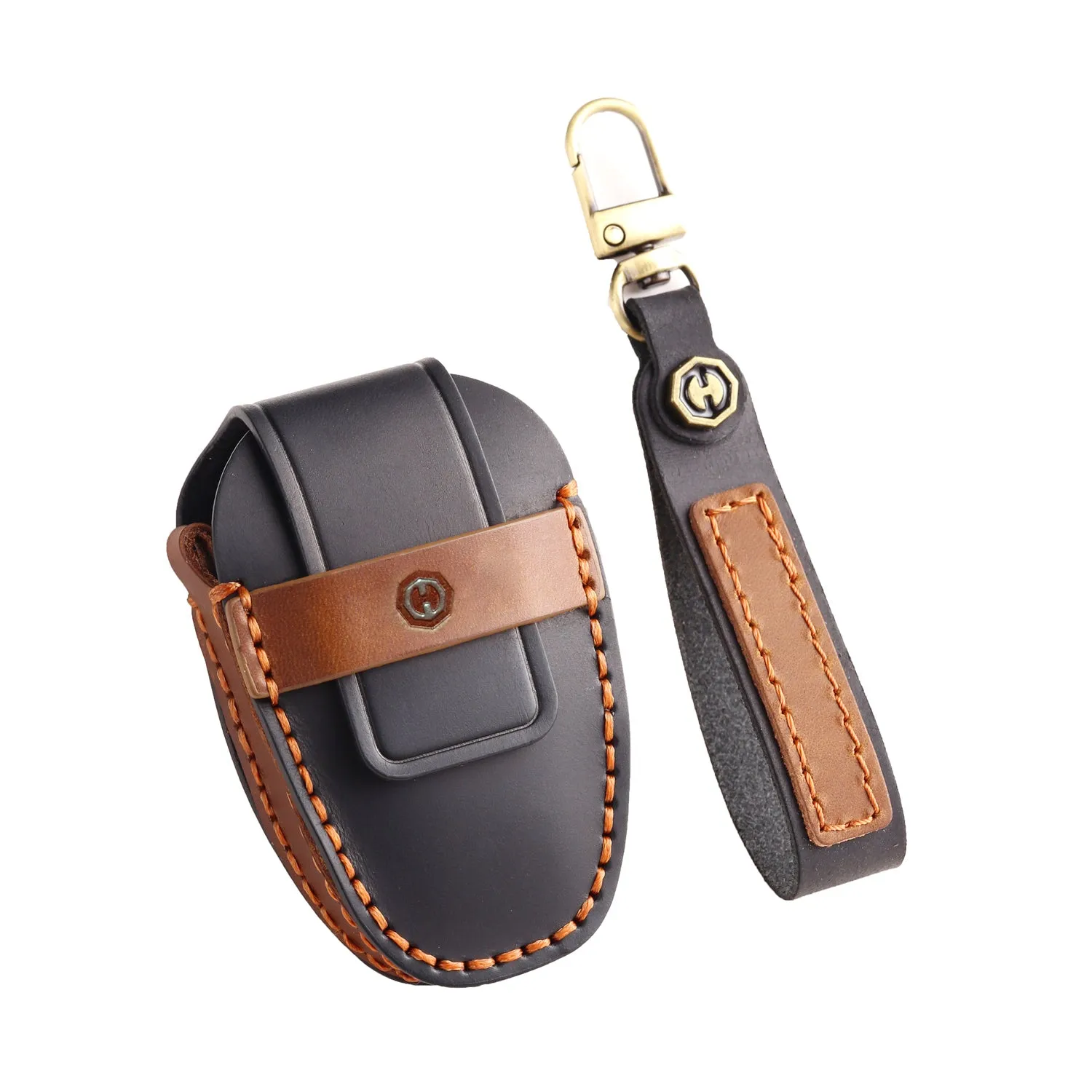 Keycases,High end personalized handmade genuine cowhide car keycase buckle