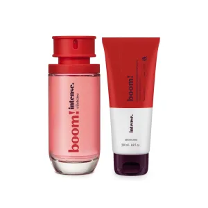 Kit Intense Boom!: Deodorant Cologne 50ml   Body Lotion 200ml - o Boticario