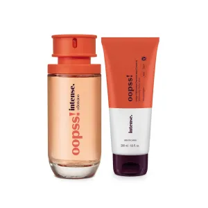 Kit Intense Oopss!: Deodorant Cologne 50ml   Body Lotion 200ml - o Boticario