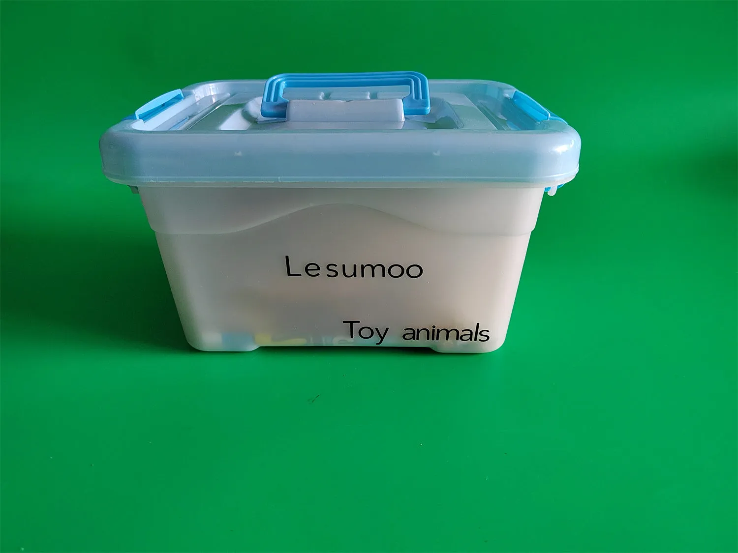 Lesumoo Toy animals,Wildlife image toys, plastic African jungle animal toys