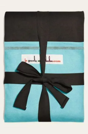 Love Radius / je porte mon bebe long wrap | Cafe Noir (Turquoise pocket)