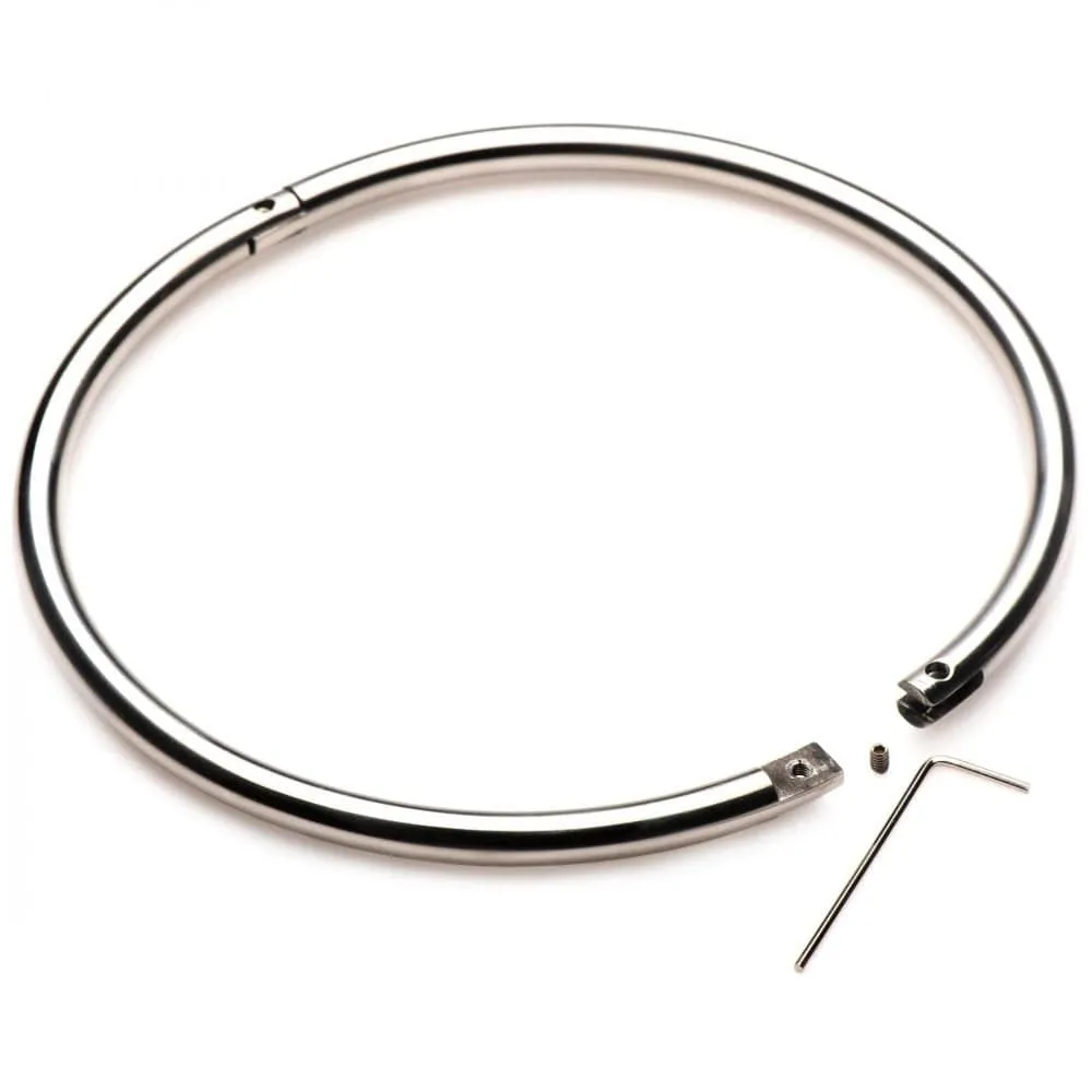 Master Series Possession Stainless Steel Locking Collar - Medium