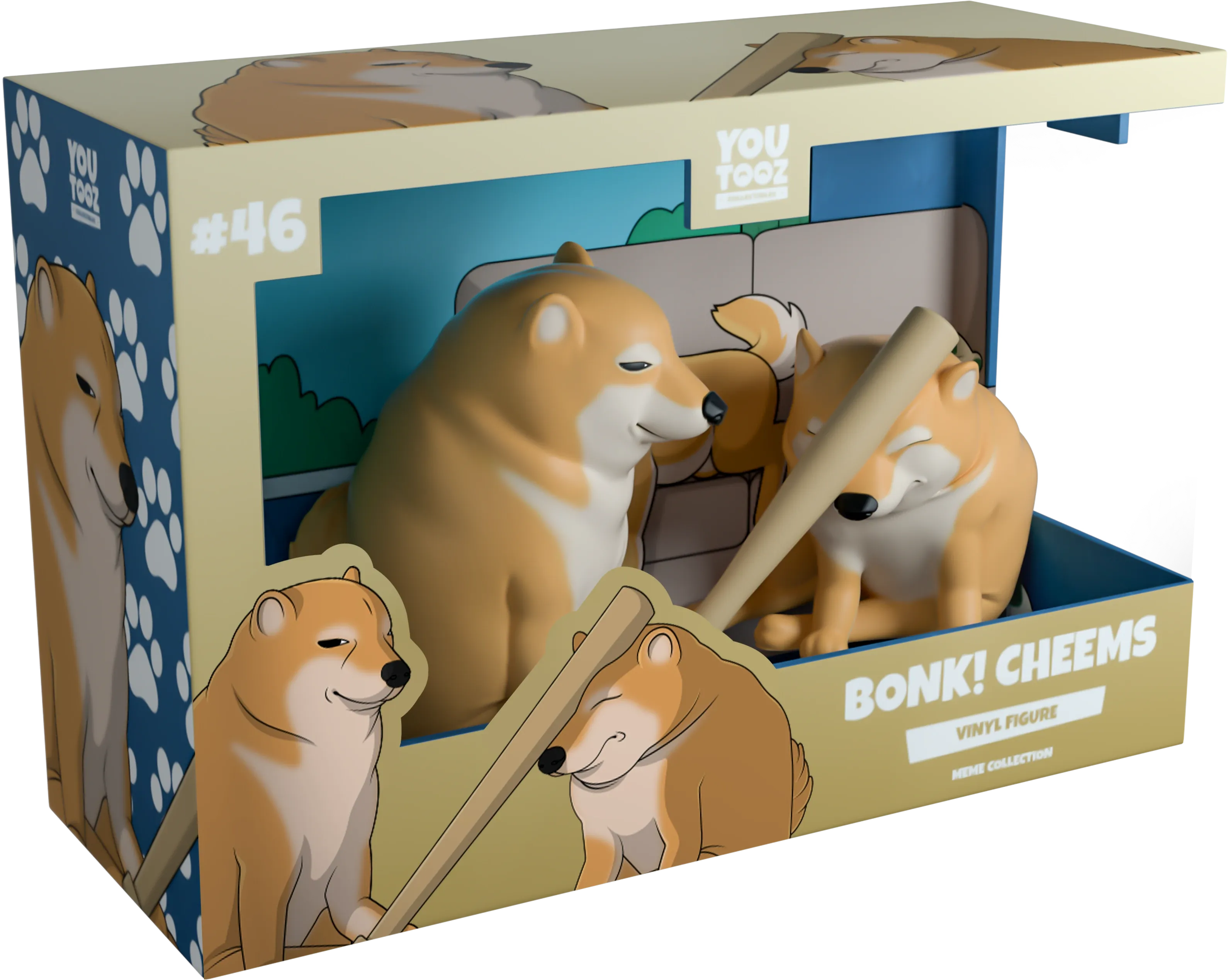 Meme: Bonk! Cheems Toy Figure by Youtooz Collectibles