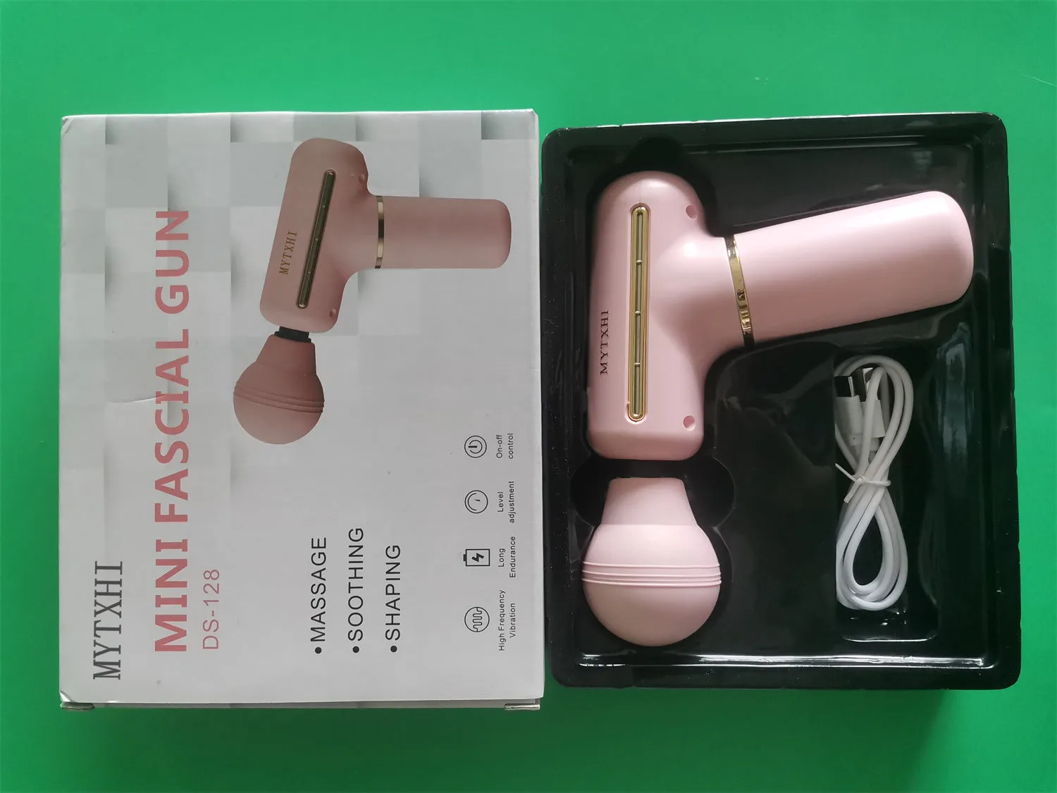 MYTXHI Massage apparatus, deep tissue massager with a massage gun