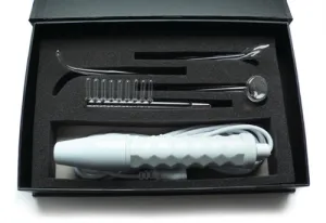 Neon Wand Electrosex Kit - White Handle - Red  Electrode
