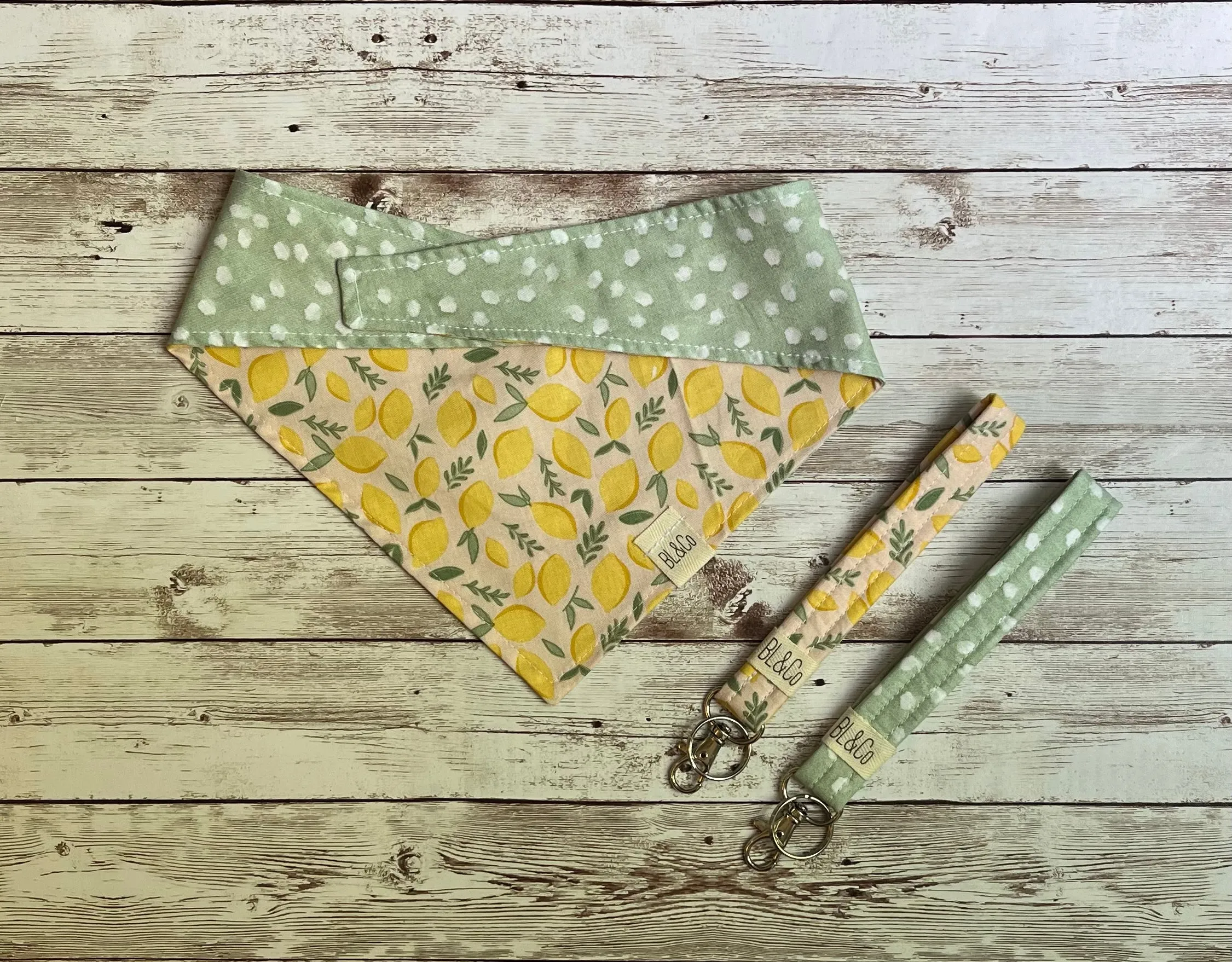 Neutral Lemon Dog Collar
