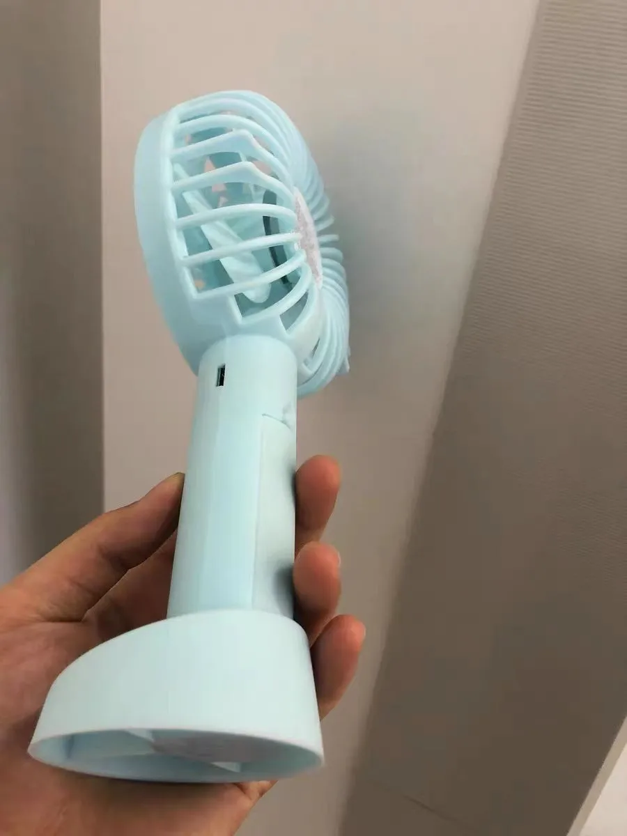 Pebira handheld fan, 2000mAh battery operated rechargeable personal fan