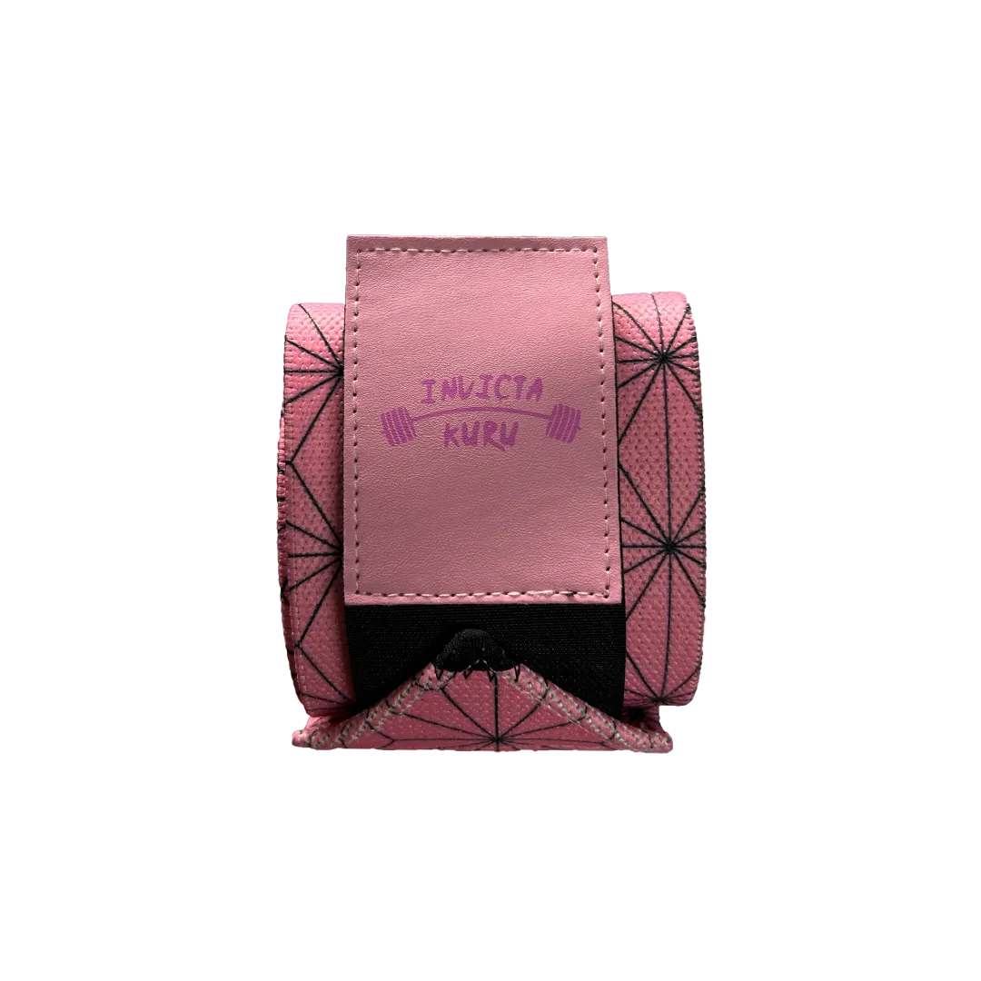 Pink Pattern Wrist Wraps