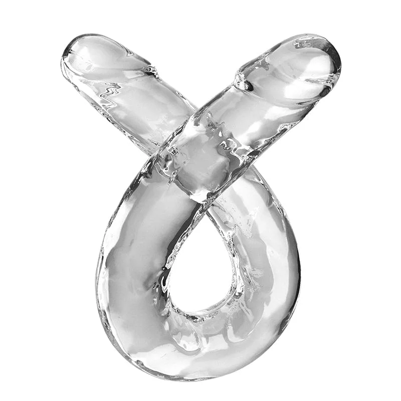 Pipedream Products Double Trouble 18" Clear Dildo
