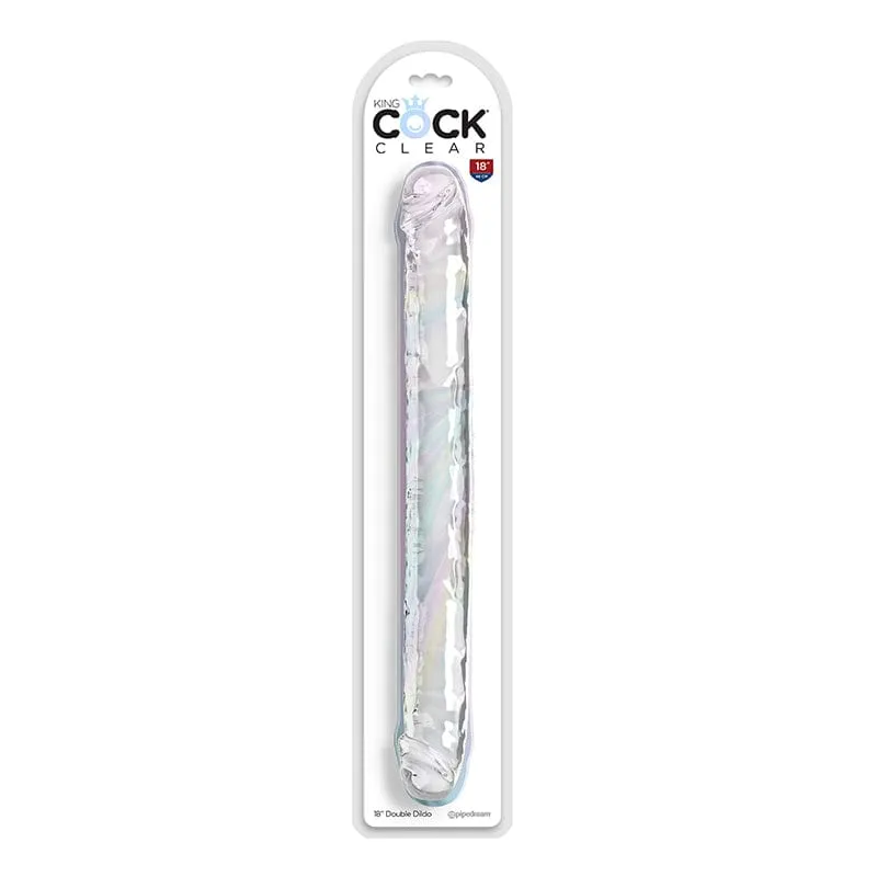 Pipedream Products Double Trouble 18" Clear Dildo