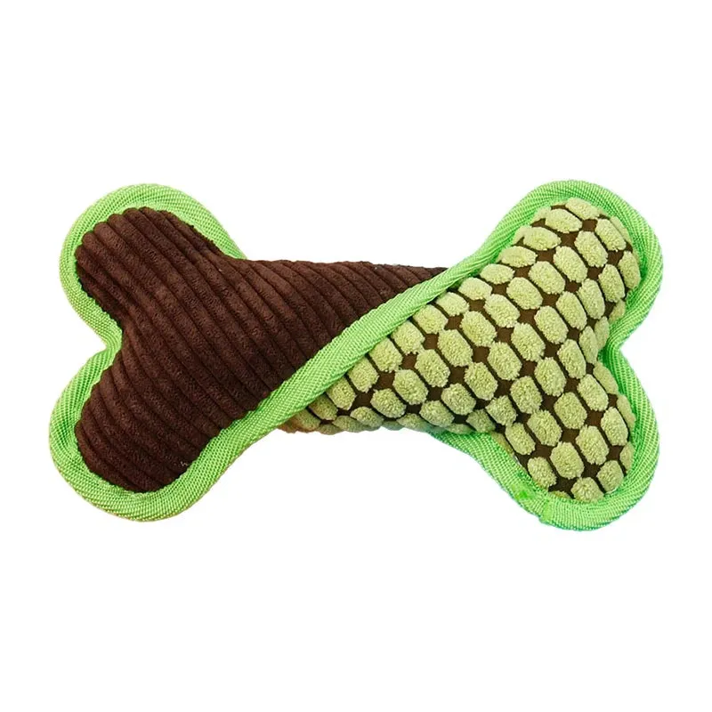 Plush Squeaky Bone Toy - Perfect for All Dogs