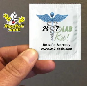 Printed White Foil with Full Color imprint - 24-7