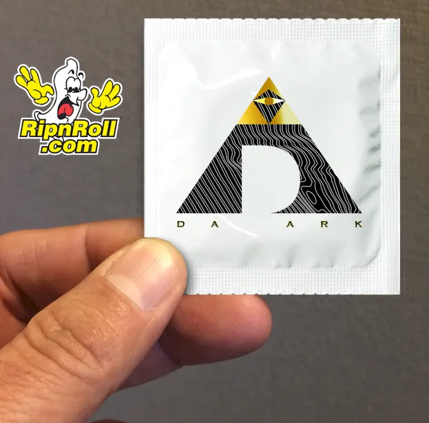 Printed White Foil with Full Color imprint - DAARK