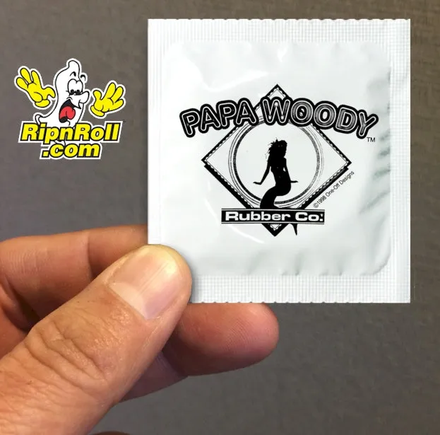 Printed White Foil with Full Color imprint - PW B&W