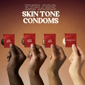 Roam Skin Tone Condoms - 12 Pack