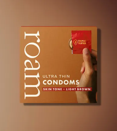 Roam Skin Tone Condoms - 12 Pack