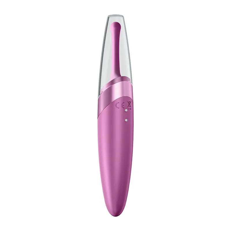 Satisfyer Twirling Delight - Berry Red USB Rechargeable Point Clitoral Stimulator - 4009704