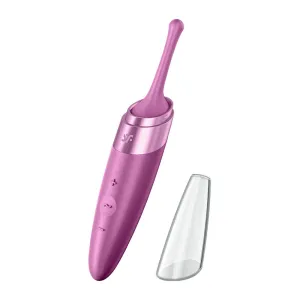 Satisfyer Twirling Delight - Berry Red USB Rechargeable Point Clitoral Stimulator - 4009704