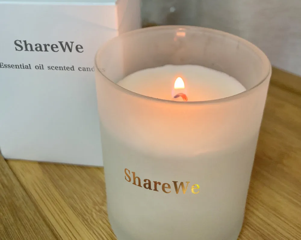 ShareWe Scented candle,Burn Natural Aromatherapy Candles, Holiday Bathroom Candle Decor