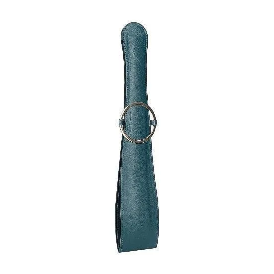 Shots Ouch! Halo Ringed Belt Flogger Green