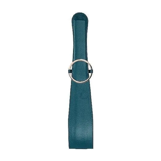 Shots Ouch! Halo Ringed Belt Flogger Green