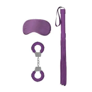 Shots Ouch! Kits Introductory 3 Piece Bondage Kit #1 Purple