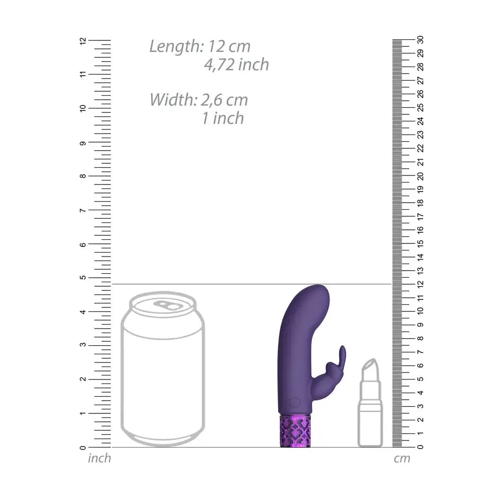 Shots Silicone Purple Multi-speed Rechargeable Mini Rabbit Vibrator