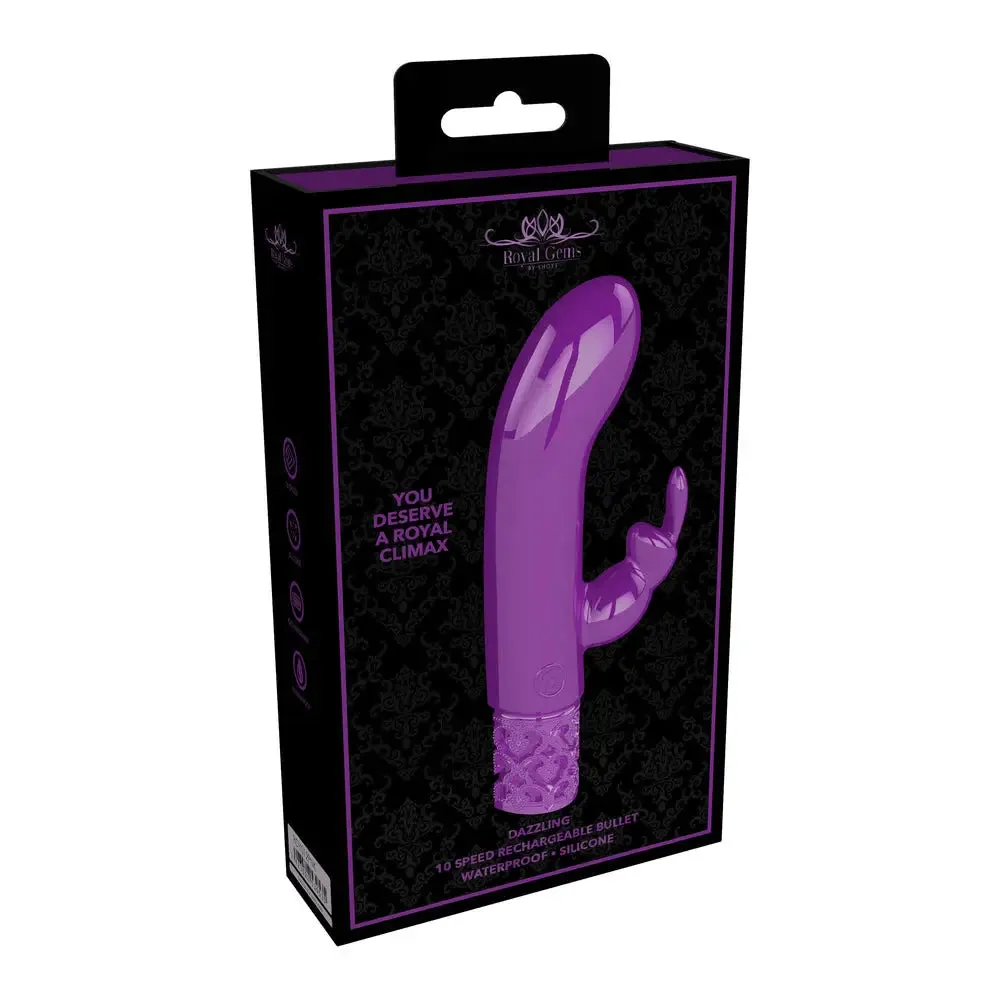 Shots Silicone Purple Multi-speed Rechargeable Mini Rabbit Vibrator
