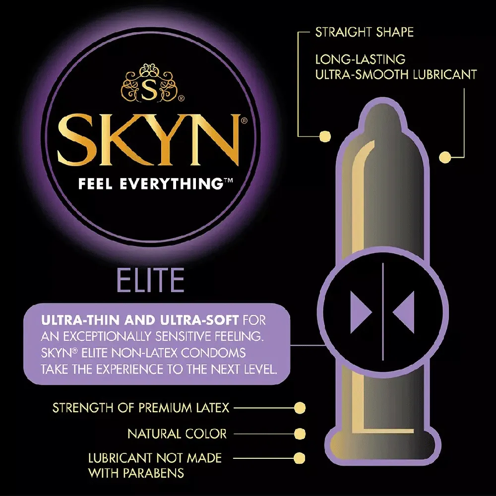 SKYN Elite Non-Latex Lubricated Condoms (46 ct.)