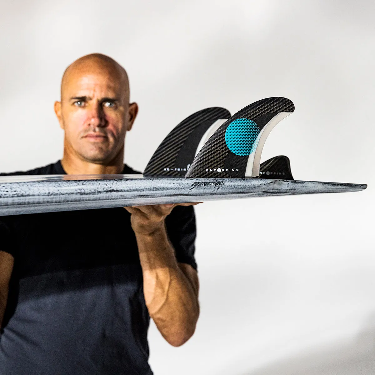 Slater Designs Great White Twin I-Bolic Volcanic 5'9 x 19 ⅝ x 2 9/16 Surfboard