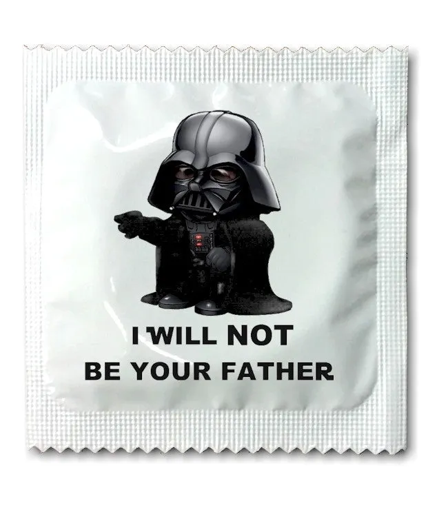 Star Warts Condom | I will not be your Father