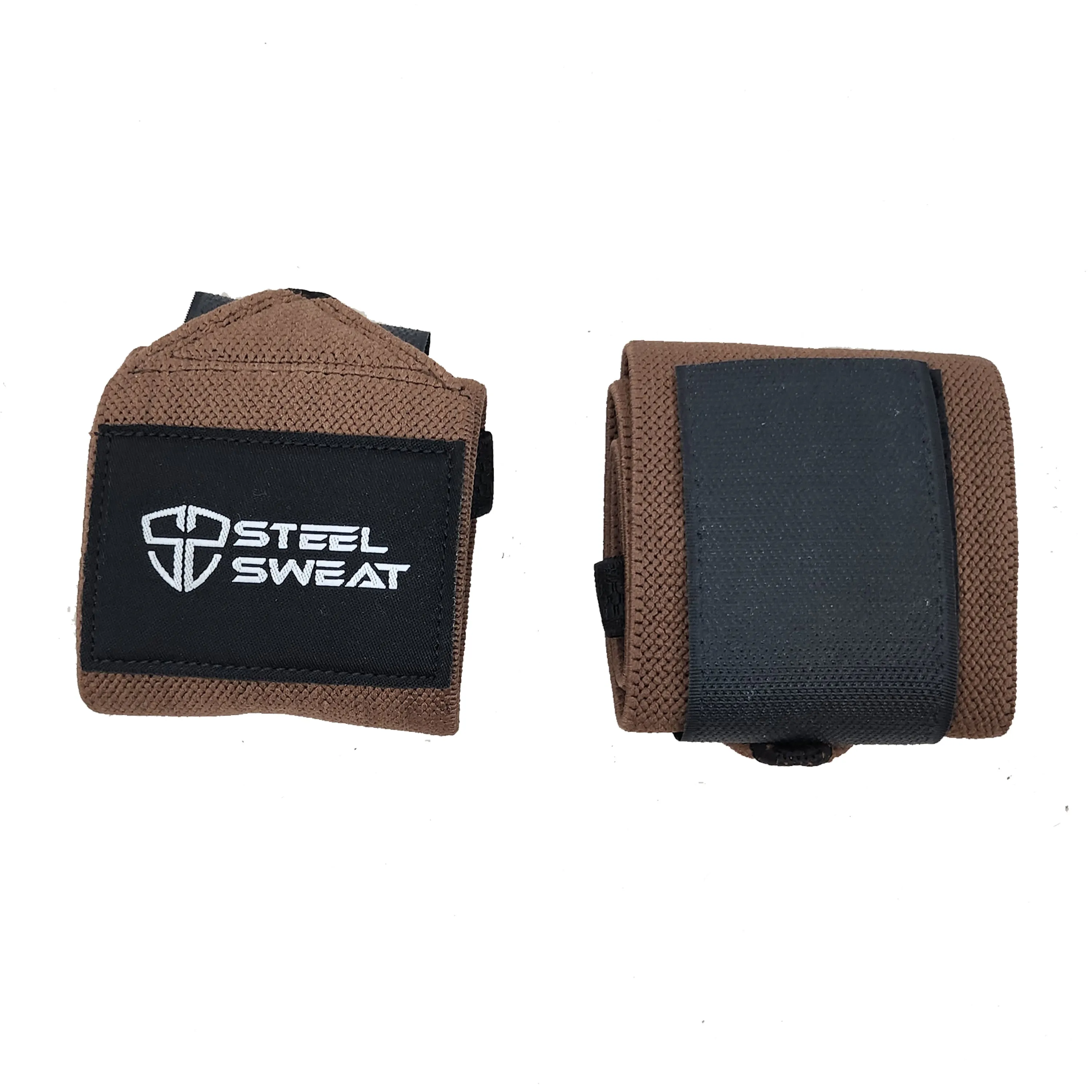 Steel Sweat Wrist Wraps - Brown