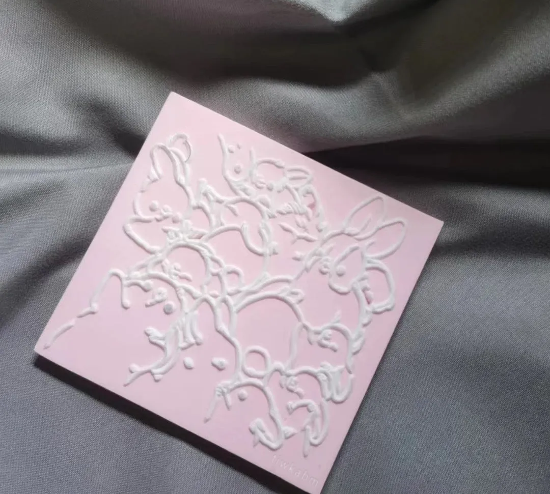 tiwkabm rubber stamp, soft rubber for process projects