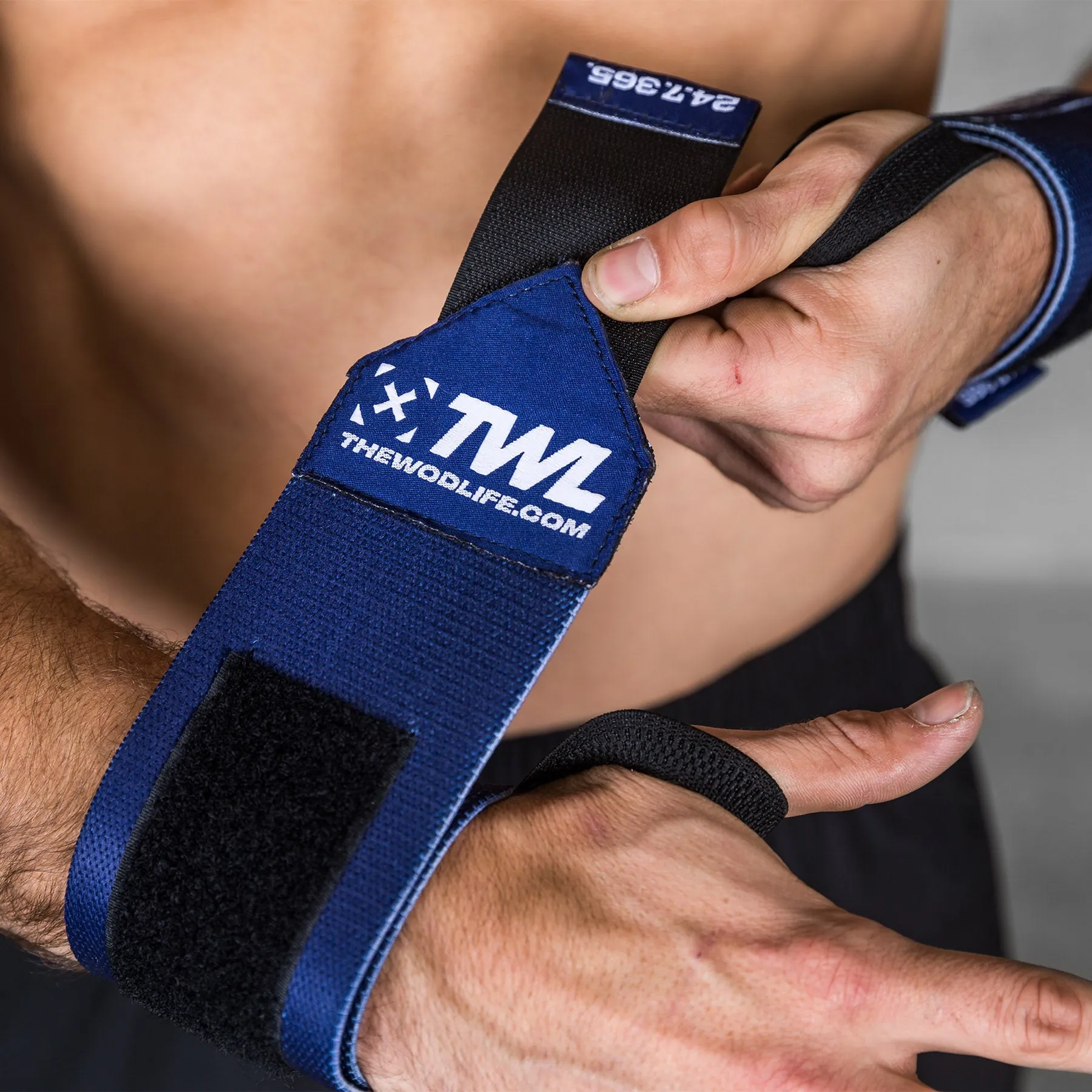 TWL - WOD WRIST WRAPS - INDIGO
