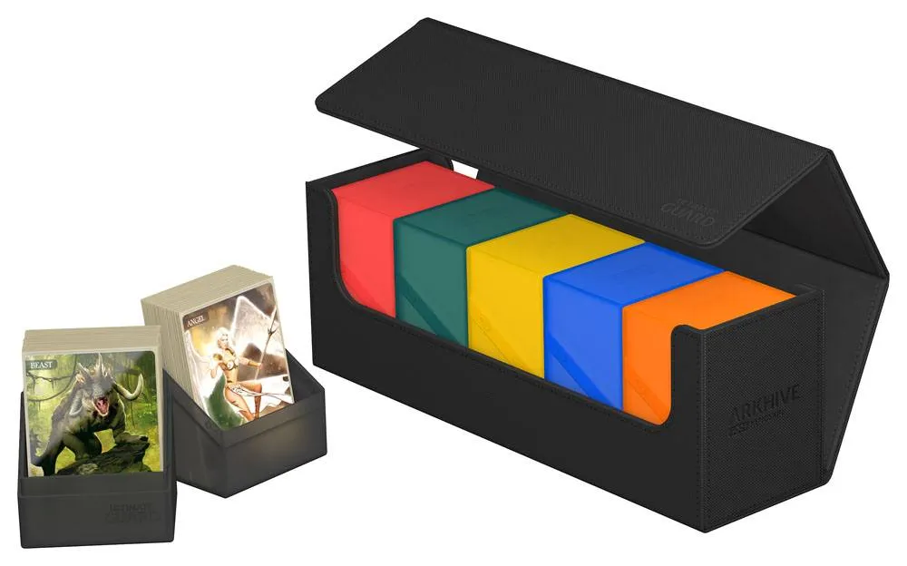 Ultimate Guard Arkhive 400  XenoSkin Monocolor Black
