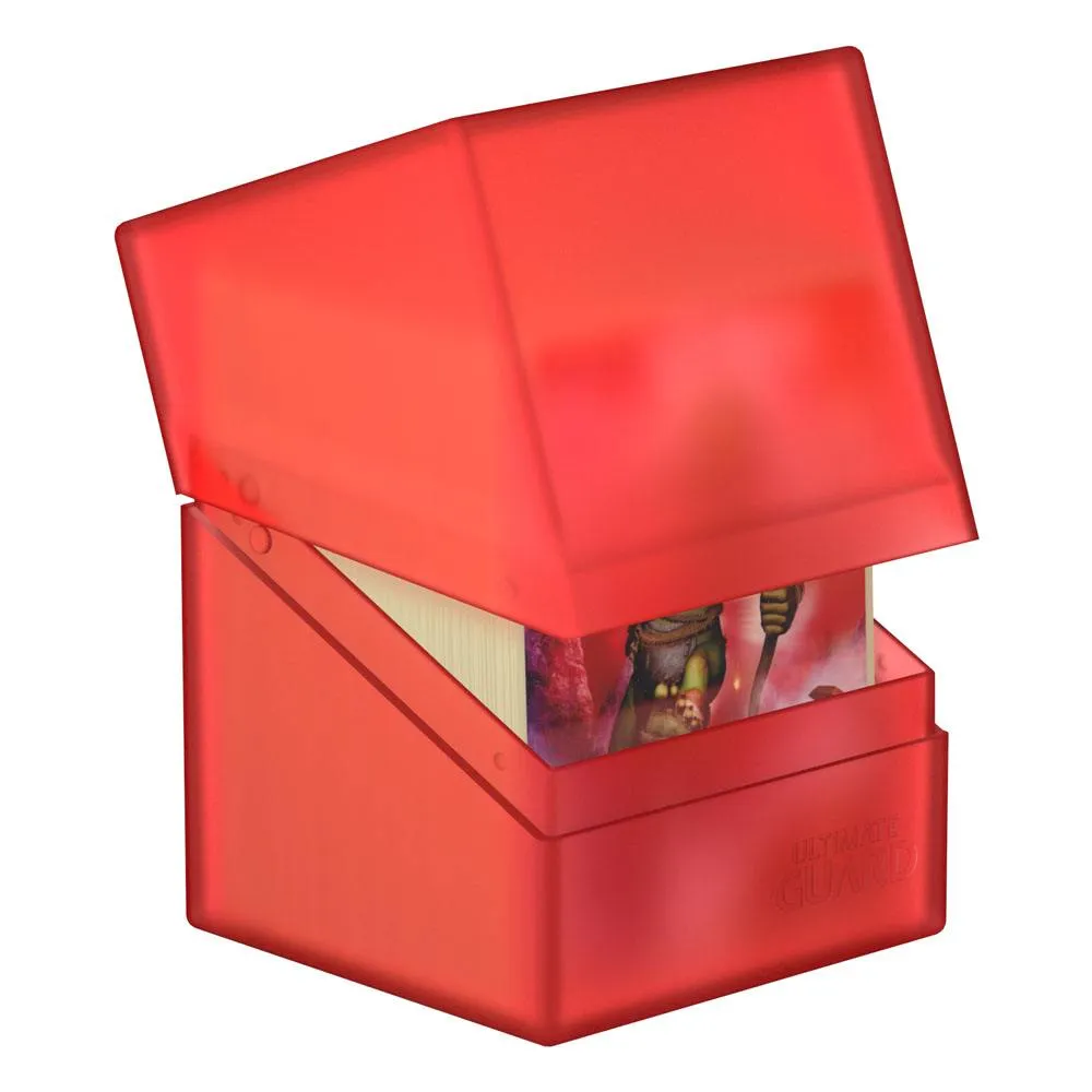 Ultimate Guard Boulder Deck Case 100  Standard Size Ruby