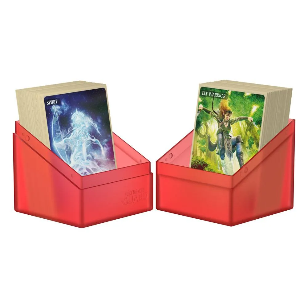 Ultimate Guard Boulder Deck Case 100  Standard Size Ruby