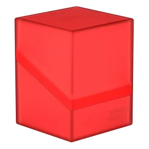 Ultimate Guard Boulder Deck Case 100  Standard Size Ruby