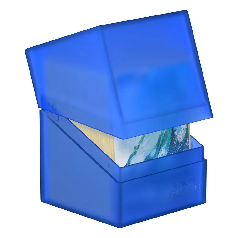 Ultimate Guard Boulder Deck Case 100  Standard Size Sapphire