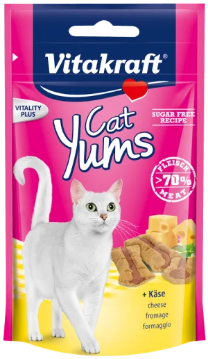 Vitakraft Cat Yums Cheese Cat Treat 40g