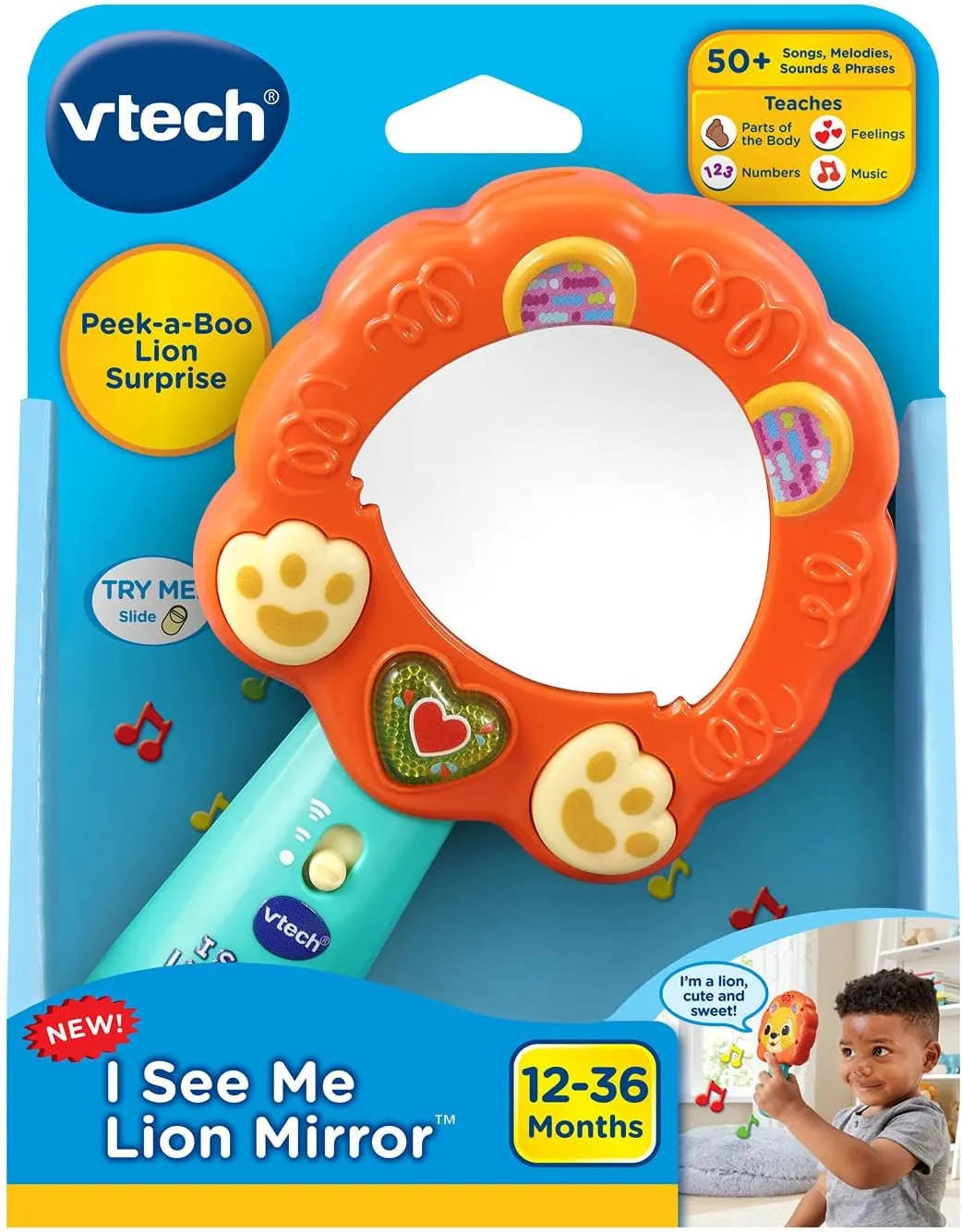 Vtech I See Me Lion Mirror 12m 