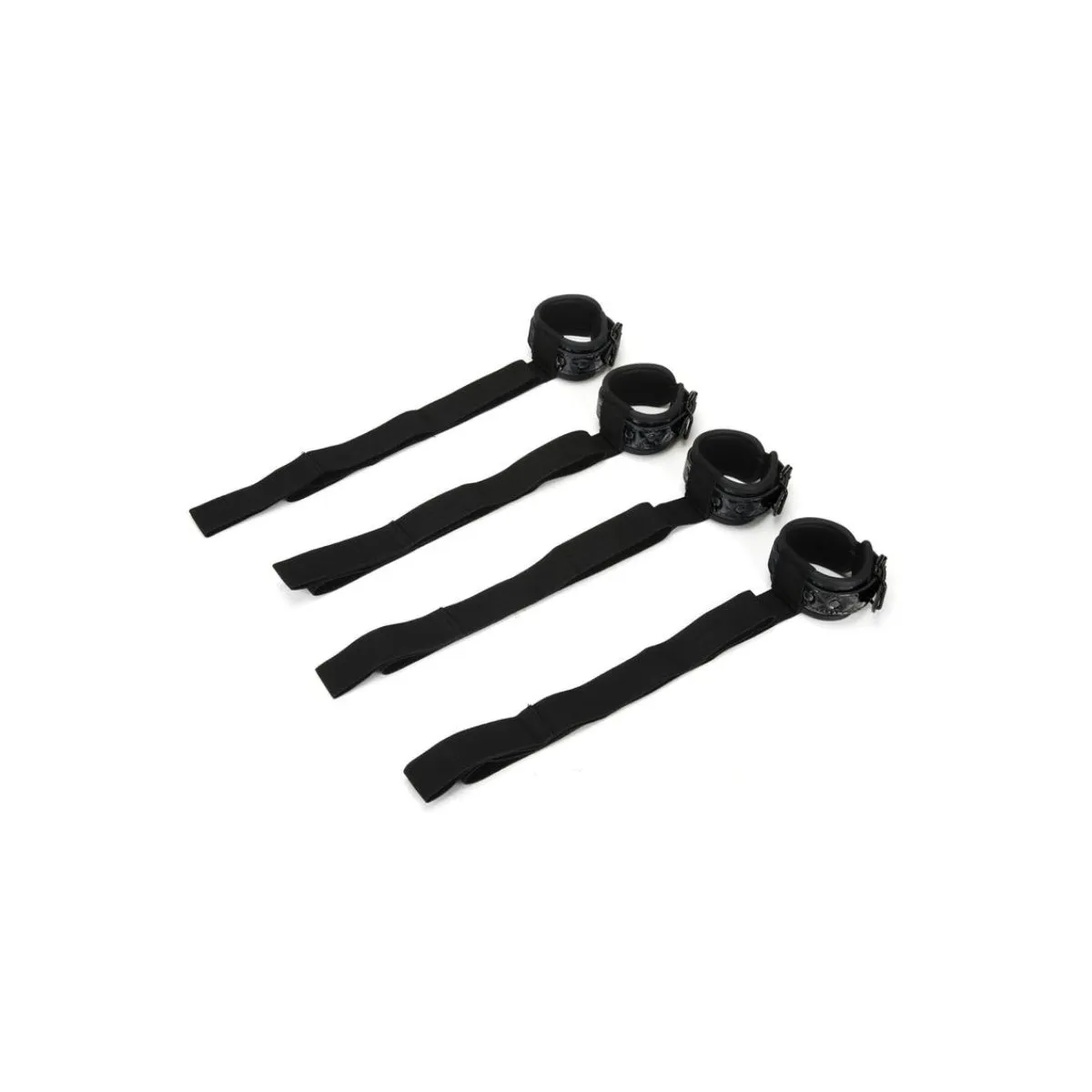 Whipsmart Diamond Collection Bed Restraint Kit Black