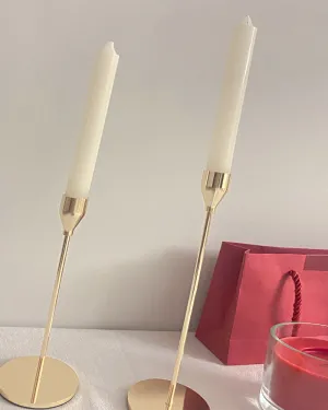 Yoscenn scented candle, 4 tall cone candles-10 inch white drip-free, odorless dinner candle-paraffin wax with cotton wick-8 hours burning time